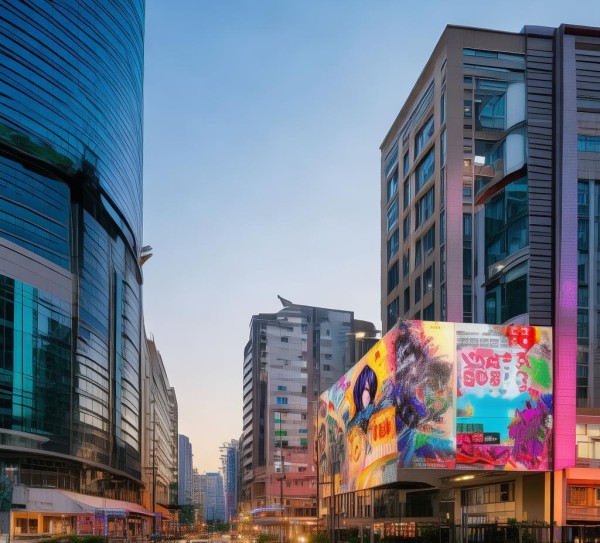 赤峰,城市与宣传的完美结合 赤峰,城市与宣传的完美结合